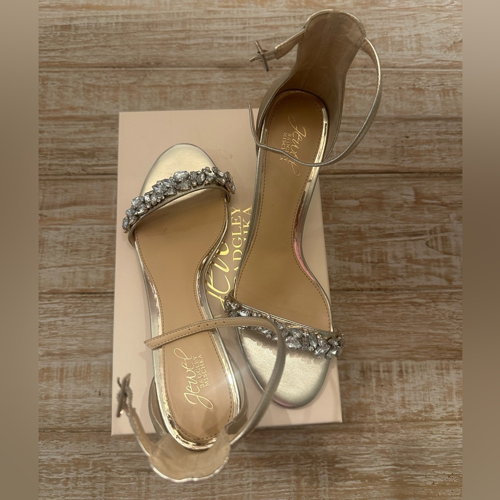 Jewel Badgley Mischka Ankle Sandals